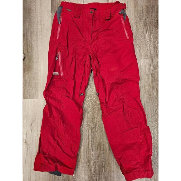 Helly Hansen Red Womens size Large Snowpants - Picture 1 of 16